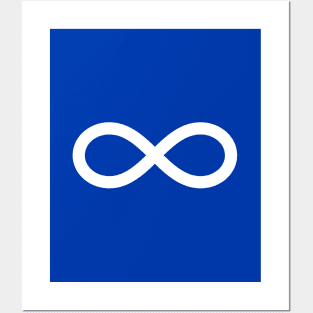 Métis Flag, Metis Symbol, Métis Indigenous #7 Posters and Art